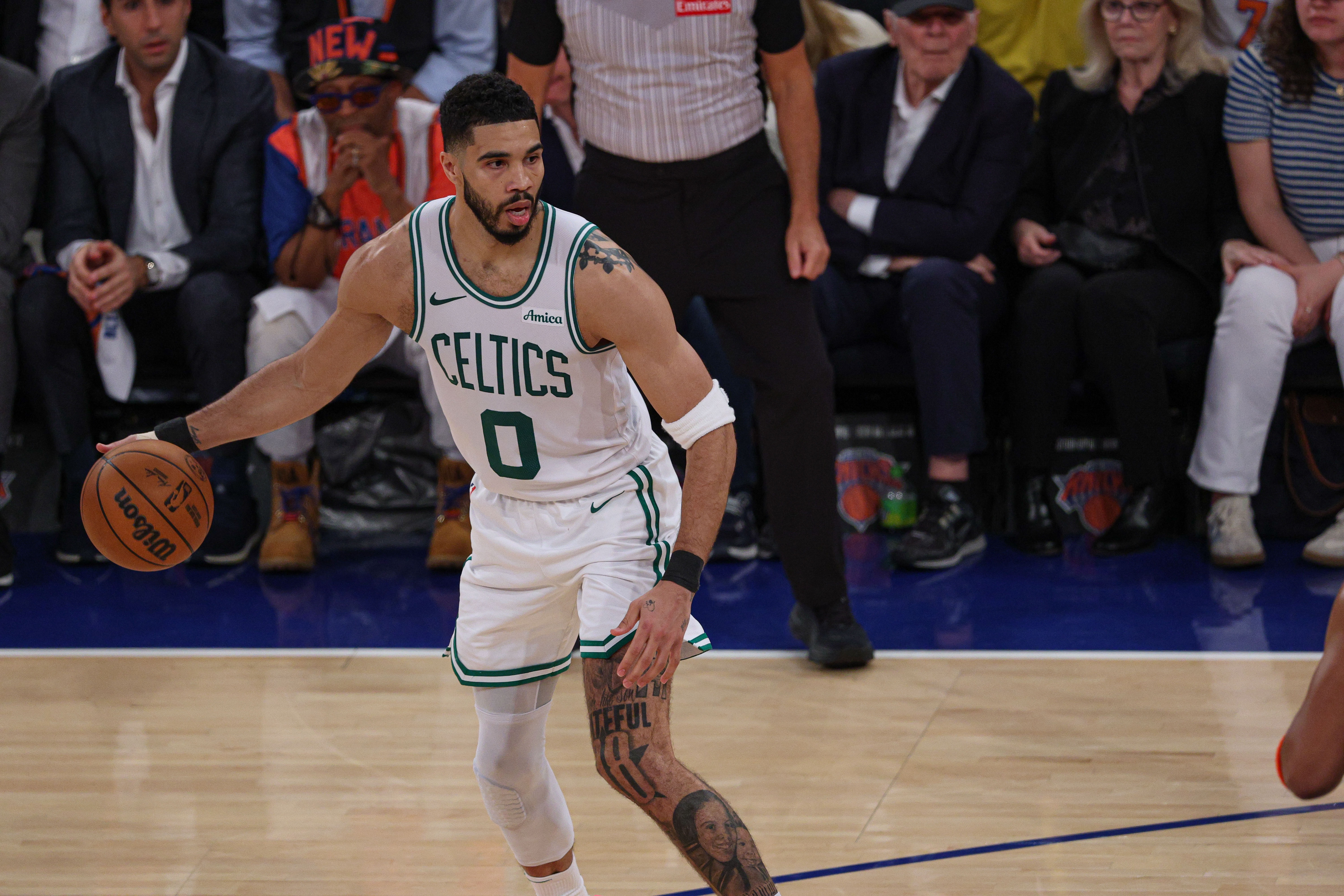 168开奖网走势图-塔图姆谈出场时间：我当然可以打得更久 但我明白要以大局为重